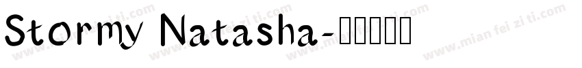 Stormy Natasha字体转换